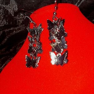 Metallic Butterfly Earrings